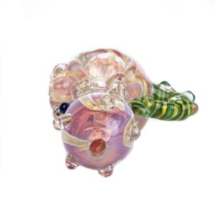 Horn Fumed Glass Pipe