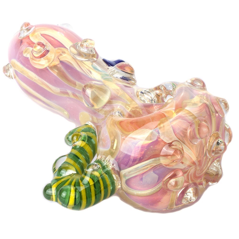 Glass_Pipes_For_Sale_-_Glass_Horn_Weed_Pipe_-_Puffing_Bird_-_Online_Headshop_2 Horn Fumed Glass Pipe