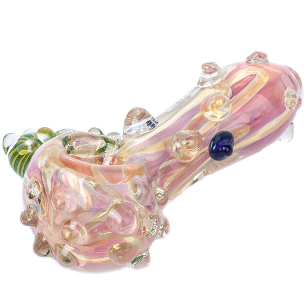 Glass_Pipes_For_Sale_-_Glass_Horn_Weed_Pipe_-_Puffing_Bird_-_Online_Headshop_3 Horn Fumed Glass Pipe