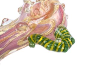 Horn Fumed Glass Pipe