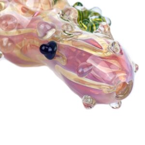 Horn Fumed Glass Pipe