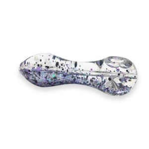 Sparkly Glitter Glass Pipe (Random Color)