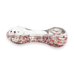 Sparkly Glitter Glass Pipe (Random Color)