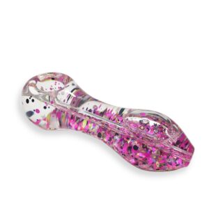 Sparkly Glitter Glass Pipe (Random Color)