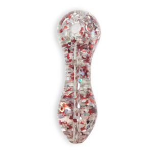 Sparkly Glitter Glass Pipe (Random Color)