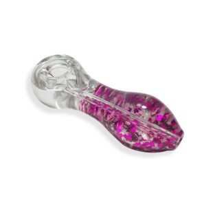Sparkly Glitter Glass Pipe (Random Color)