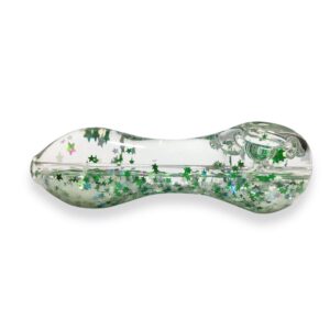 Sparkly Glitter Glass Pipe (Random Color)
