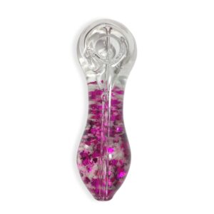 Sparkly Glitter Glass Pipe (Random Color)