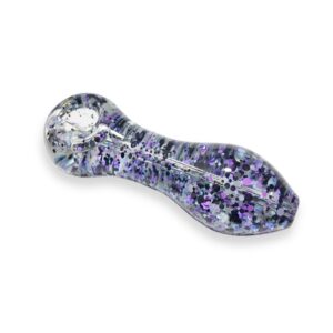 Sparkly Glitter Glass Pipe (Random Color)
