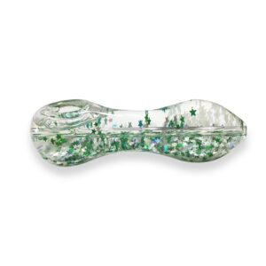 Sparkly Glitter Glass Pipe (Random Color)