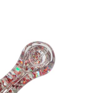 Sparkly Glitter Glass Pipe (Random Color)