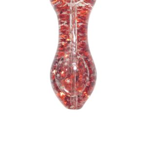 Sparkly Glitter Glass Pipe (Random Color)