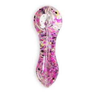 Sparkly Glitter Glass Pipe (Random Color)