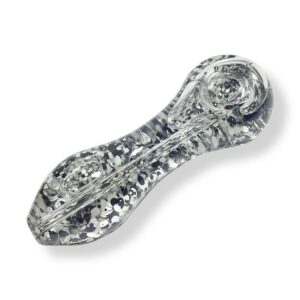 Sparkly Glitter Glass Pipe (Random Color)