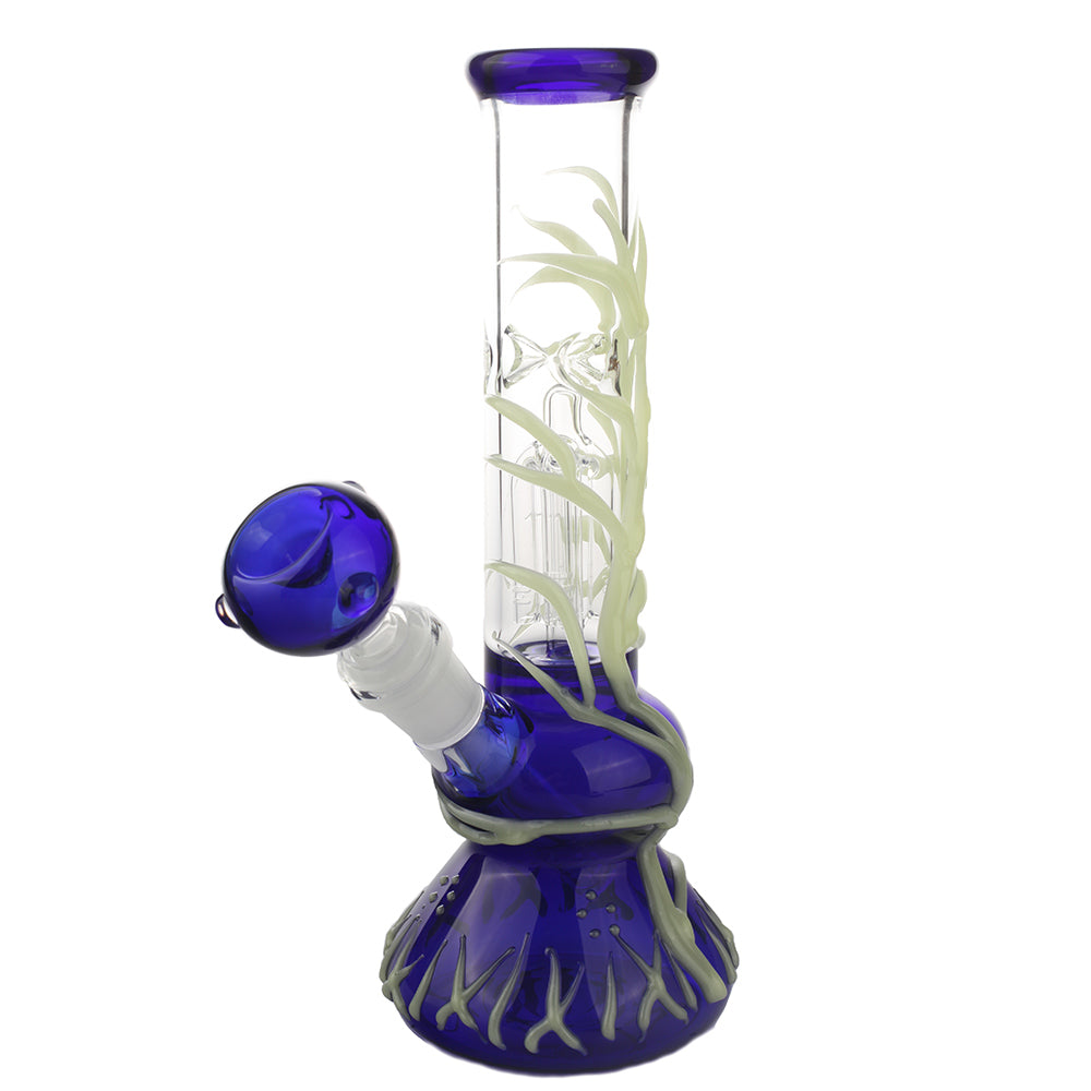 Glow-In-The-Dark_Beaker_Bong_Main 10" Glow-In-The-Dark Beaker Bong