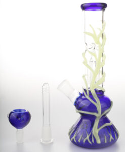 10" Glow-In-The-Dark Beaker Bong