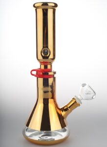 12" Golden Two Part Travel Beaker Bong