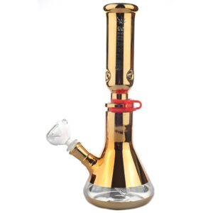 12" Golden Two Part Travel Beaker Bong