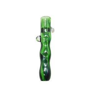 Green Jade One Hitter Glass Pipe