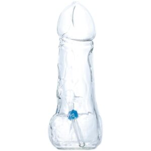Green Recycler Showerhead Perc Dab Rig and Penis Glass Bong Set