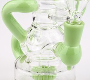7.5" Recycler Showerhead Perc Dab Rig