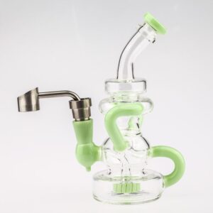 7.5" Recycler Showerhead Perc Dab Rig