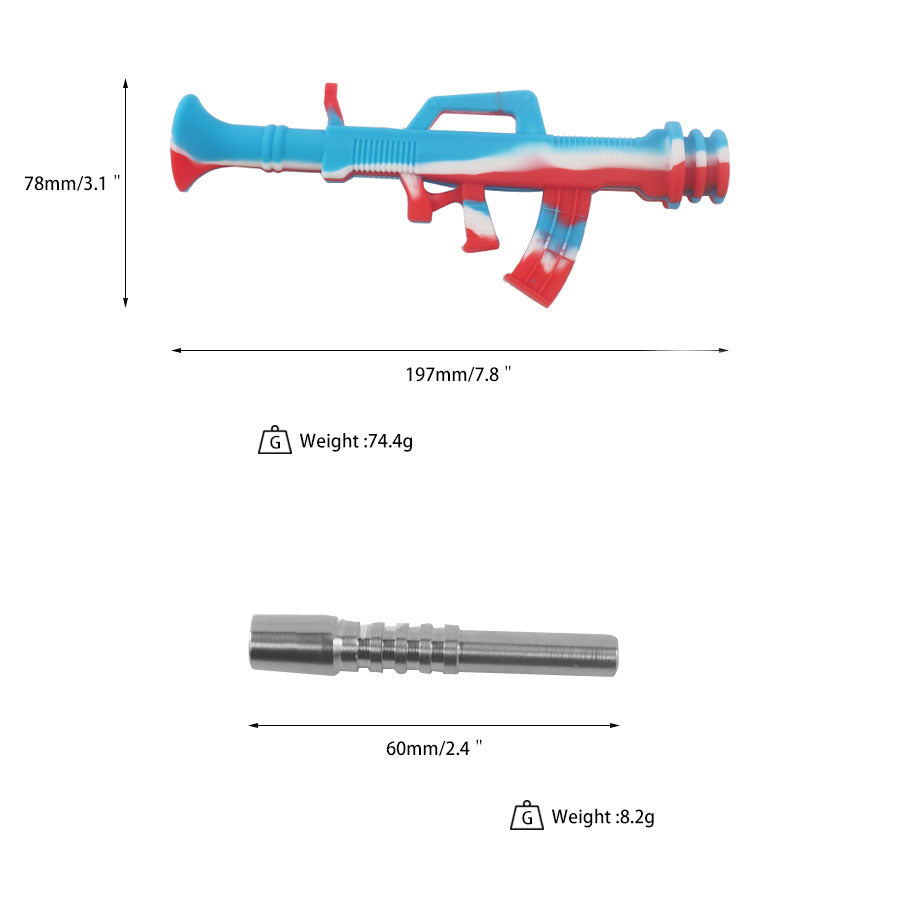 Puffing Bird "Gun" Honey Straw