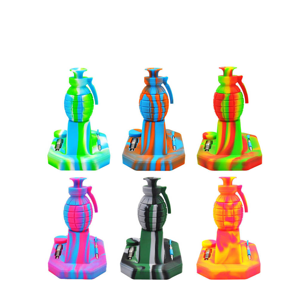 Hand Grenade Silicone Dab Straw