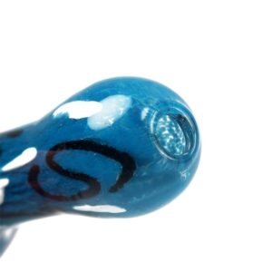 Handmade Strips Glass Pipe (Random Color)