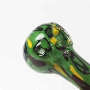 Handmade Strips Glass Pipe (Random Color)