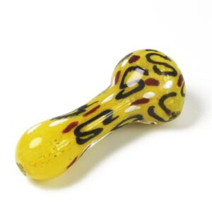 Handmade Strips Glass Pipe (Random Color)