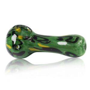 Handmade Strips Glass Pipe (Random Color)