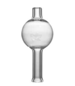 Heady Orange Glass Bong Set w/ Quartz Banger and Carb Cap