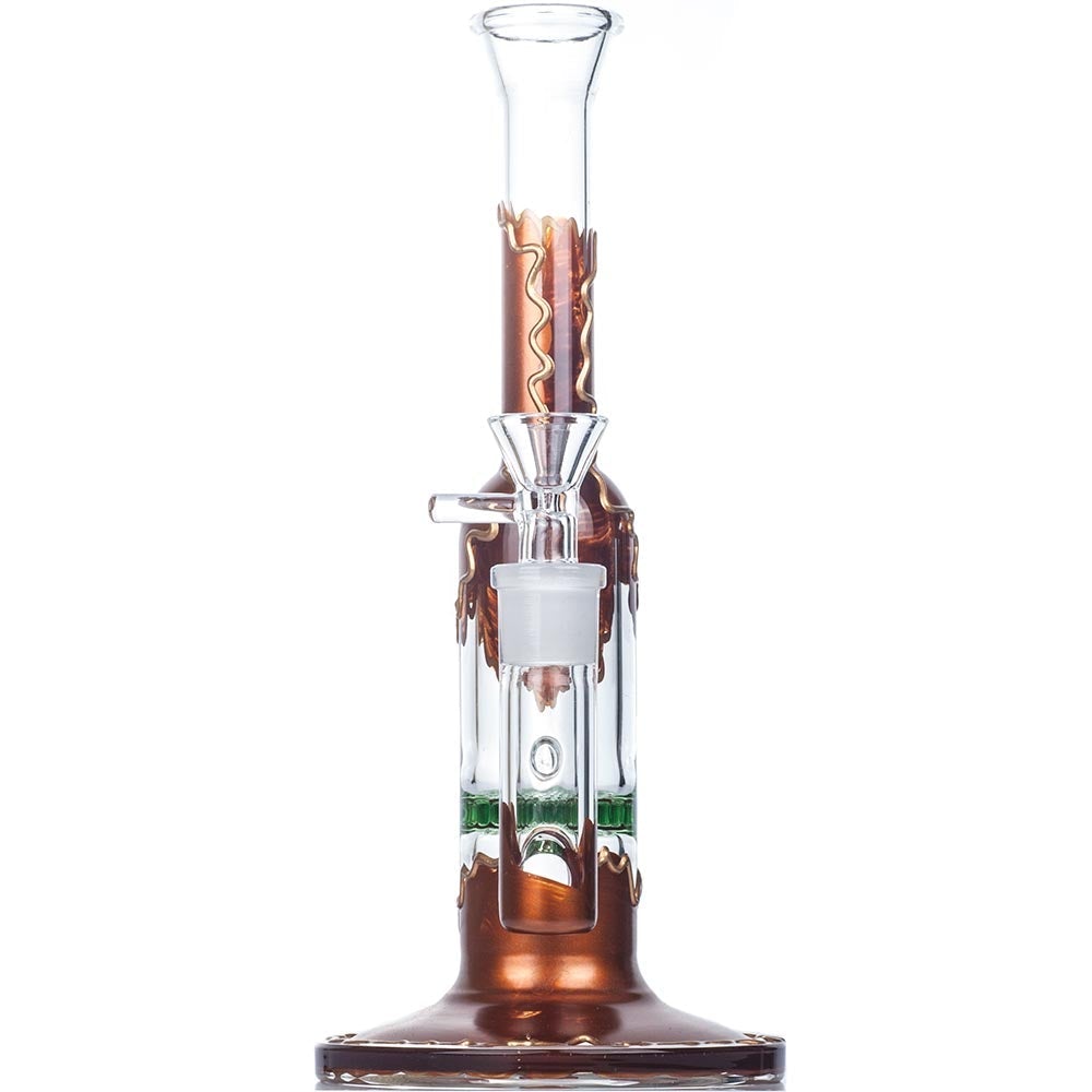 Honeycomb_perc_bong_-_straight_tube_bongs_for_sale_-_puffing_bird_8 9" Straight Tube Honeycomb Bong
