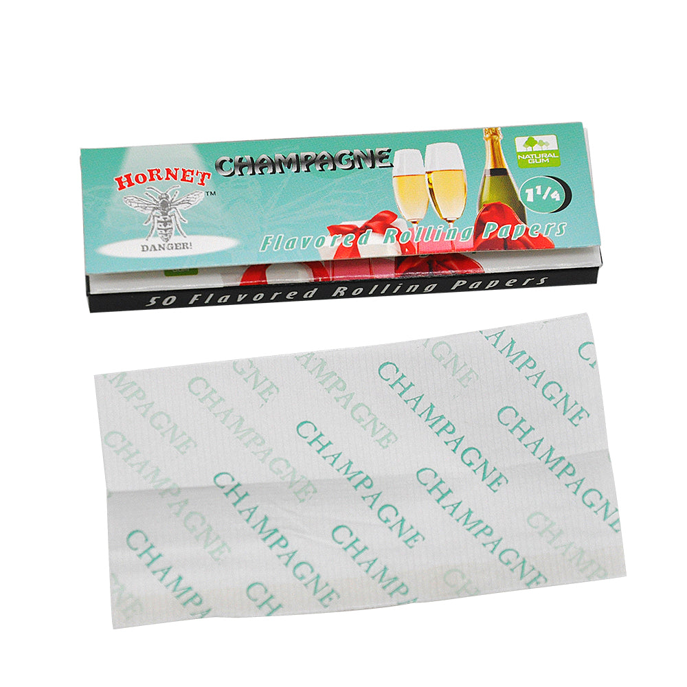 HornetChampagneFlavoredRollingPaper5BookletsFreeShipping_1 Hornet Champagne Flavored Rolling Paper 5 Booklets