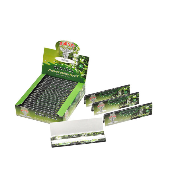 Hornet Menthol Flavored Rolling Paper 5 Booklets