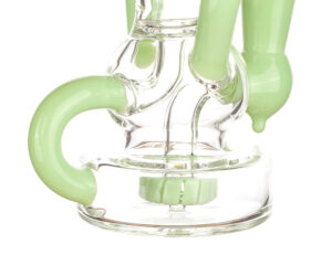 Quartz Enail W/ Recycler Showerhead Perc Dab Rig Bundle