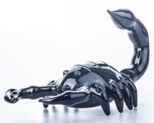 Large Scorpion Glass Pipe