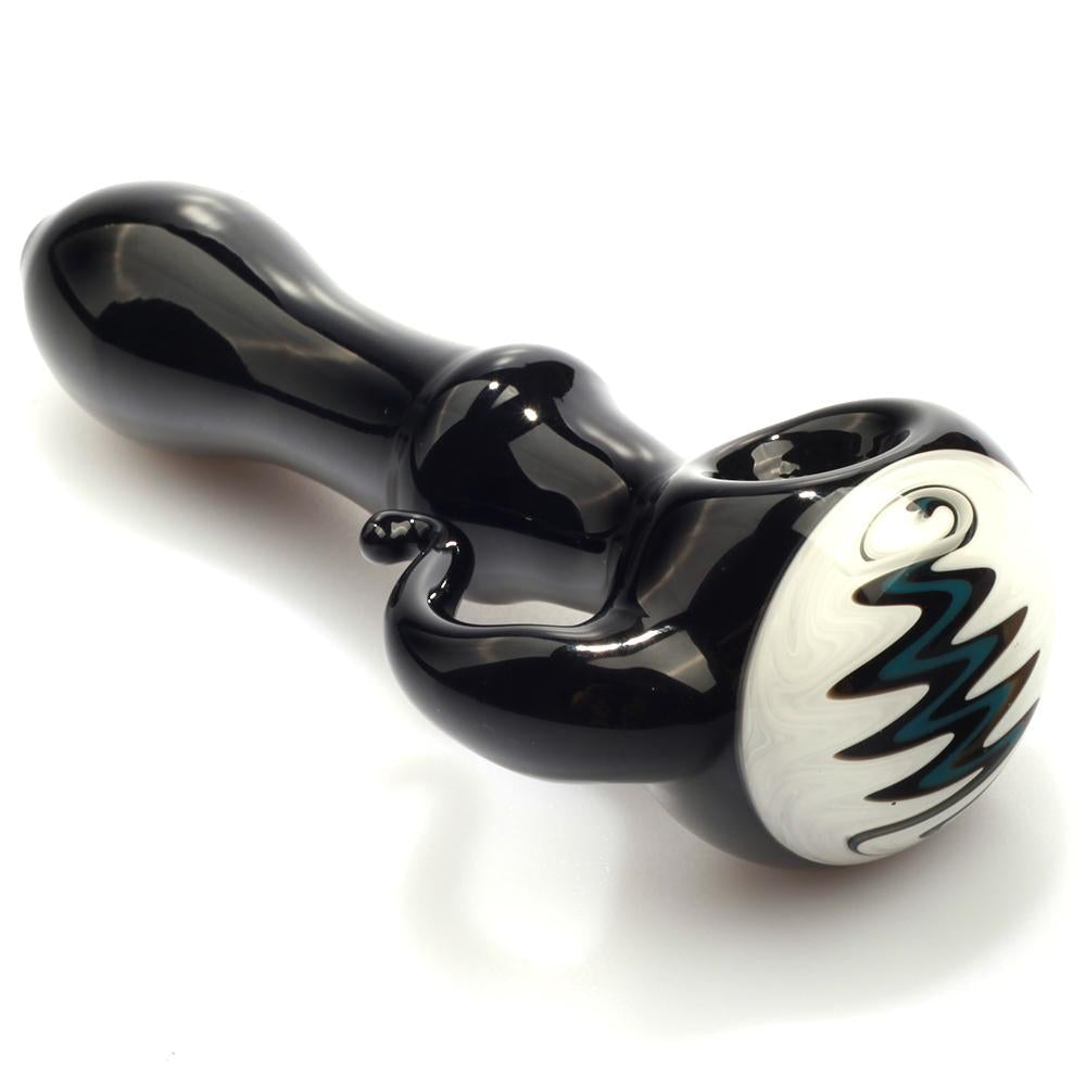 Large_Wig_Wag_Glass_Spoon_Pipe_w_Glass_Horn_5 Large Wig Wag Glass Spoon Pipe w/ Glass Horn