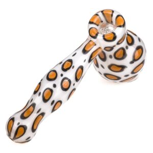 Leopard Print Hammer Glass Bubbler