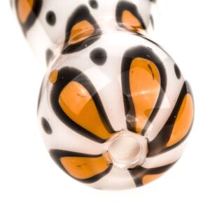 Leopard Print Hammer Glass Bubbler