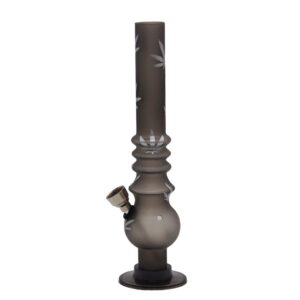 8" Marijuana/Weed Print Acrylic Bong(Random Color)