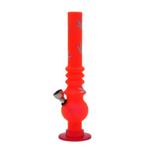 8" Marijuana/Weed Print Acrylic Bong(Random Color)