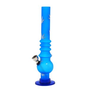 8" Marijuana/Weed Print Acrylic Bong(Random Color)