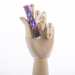 Glass One Hitter Pipe w/ Silicone Sleeve