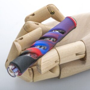 Glass One Hitter Pipe w/ Silicone Sleeve