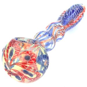 Mini Matrix Perc Dab Rig and Fumed Glass Milli Spoon Pipe Set