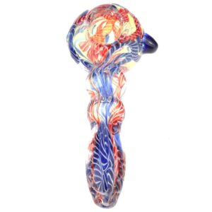 Mini Matrix Perc Dab Rig and Fumed Glass Milli Spoon Pipe Set