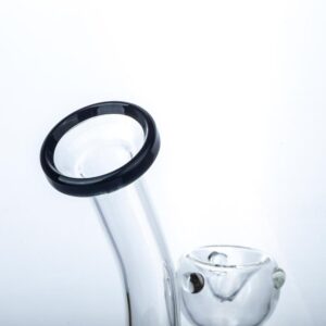 Mini Matrix Perc Dab Rig and Fumed Glass Milli Spoon Pipe Set