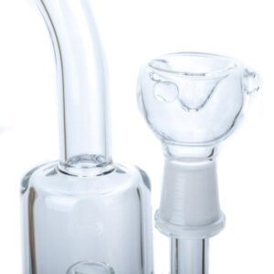 Mini Matrix Perc Dab Rig and Penis Novelty Glass Bong Set